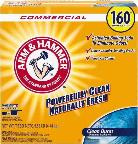 Arm & Hammer - 11.9 Lb Powder Laundry Detergent - Clean Burst Scent - Exact Industrial Supply