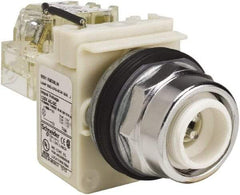 Schneider Electric - 120 VAC LED Indicating Light - Screw Clamp Connector - Exact Industrial Supply