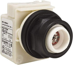 Square D - Extended Straight Pushbutton Switch Operator - Red, Round Button, LED Lamp, Illuminated - Exact Industrial Supply