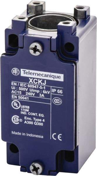 Telemecanique Sensors - NC/NO Configuration, Metal, Plunger, Rotary Safety Limit Switch - Exact Industrial Supply