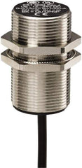 Telemecanique Sensors - NPN, 10mm Detection, Cylinder, Inductive Proximity Sensor - 3 Wires, IP67, 12 to 24 VDC, M30x1.5 Thread, 52mm Long - Exact Industrial Supply