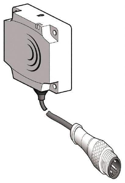 Telemecanique Sensors - PNP, NC, 15 to 25mm Detection, Flat, Inductive Proximity Sensor - 3 Wires, IP67, 12 to 24 VDC, 40mm Wide - Exact Industrial Supply