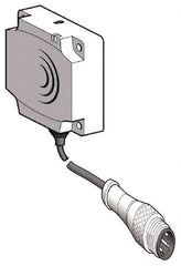 Telemecanique Sensors - PNP, 15 to 25mm Detection, Flat, Inductive Proximity Sensor - 3 Wires, IP67, 12 to 24 VDC, 40mm Wide - Exact Industrial Supply