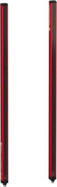 Telemecanique Sensors - 3 Beam, 31.89 Inch Height Protection, 4, 12m Max Sensing, 14 to 131°F, Body Protection 4, Safety Light Curtain - 24 VDC, 15-3/4 Inch Space Between Beams, Red, Aluminum - Exact Industrial Supply