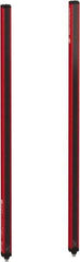 Telemecanique Sensors - 3 Beam, 31.89 Inch Height Protection, 4, 12m Max Sensing, 14 to 131°F, Body Protection 4, Safety Light Curtain - 24 VDC, 15-3/4 Inch Space Between Beams, Red, Aluminum - Exact Industrial Supply