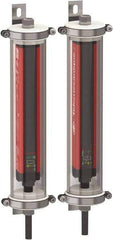 Telemecanique Sensors - 30 Beam, 12.2 Inch Height Protection, 2, 5m Max Sensing, -13 to 131°F, Finger/Hand Protection 4, Safety Light Curtain - 24 VDC, Red - Exact Industrial Supply
