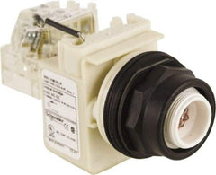 Schneider Electric - 120 V LED Press-to-Test Indicating Light - Round Lens, Screw Clamp Connector, Corrosion Resistant, Dust Resistant, Oil Resistant - Exact Industrial Supply