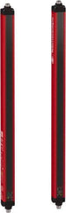 Telemecanique Sensors - 23 Beam, 18.11 Inch Height Protection, 4, 12m Max Sensing, 14 to 131°F, Hand Protection 4, Safety Light Curtain - 24 VDC, Red, Aluminum - Exact Industrial Supply