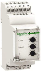 Schneider Electric - 2NO/2NC, 24-240 VAC/DC Control Relay - DIN Rail Mount - Exact Industrial Supply