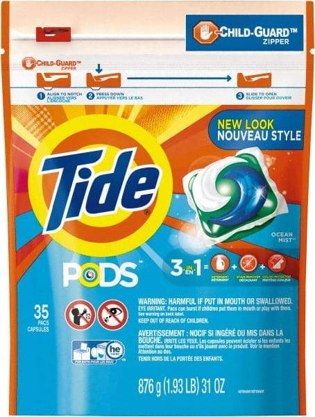 Tide - 31 oz Powder/Gel Laundry Detergent - Ocean Mist Scent - Exact Industrial Supply