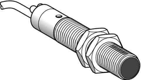 Telemecanique Sensors - Cable Connector, 15m Nominal Distance, Shock and Vibration Resistant, Through Beam Photoelectric Sensor - 24 to 240 VAC/VDC, 25 Hz, Brass, 97mm Long x 18mm Wide x 7 Inch High - Exact Industrial Supply