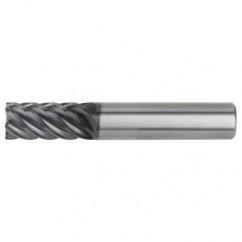 3/4x3/4x1-1/2x4 6FL Square Carbide End Mill-Round Shank-AlTiN - Exact Industrial Supply