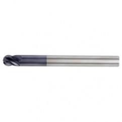 5/8x5/8x3/4x6 Ball Nose 4FL Carbide End Mill-Round Shank-TiAlN - Exact Industrial Supply