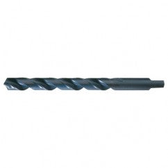 #30 RHS / RHC HSS 118 Degree Radial Point Automotive Tanged Shank Drill - Steam Oxide - Exact Industrial Supply