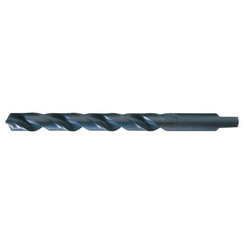 21/32 RHS / RHC HSS 118 Degree Radial Point Automotive Tanged Shank Drill - Steam Oxide - Exact Industrial Supply