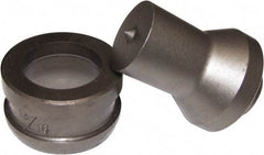 Cleveland Steel Tool - 3/4 Inch Long x 3/4 Inch Diameter Round Ironworker Die - 3/4 Inch Head Height - Exact Industrial Supply