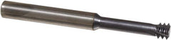 Iscar - 0.2362" Cutting Diam, 3 Flute, Solid Carbide Helical Flute Thread Mill - Internal Thread, 23mm LOC, 58mm OAL, 6mm Shank Diam - Exact Industrial Supply