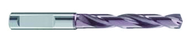 18.7mm Dia. - Carbide HP 5xD Drill-140° Point-Coolant-Firex-Notch Shank - Exact Industrial Supply