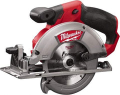 Milwaukee Tool - 12 Volt, 5-3/8" Blade, Cordless Circular Saw - 3,600 RPM, Lithium-Ion Batteries Not Included - Exact Industrial Supply