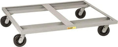 Little Giant - 3,600 Lb Capacity Steel Pallet Dolly - 48" Long x 40" Wide x 9" High, 6" Phenolic Wheels - Exact Industrial Supply