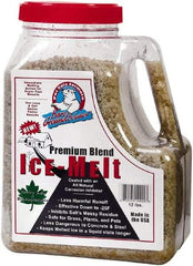 Bare Ground Solutions - 12 Lb Jug Calcium Chloride Granules - Effective to -20°F - Exact Industrial Supply