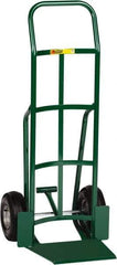 Little Giant - 800 Lb Capacity 47" OAH Hand Truck - 13-1/2 x 16" Base Plate, Continuous Handle, Steel, Pneumatic Wheels - Exact Industrial Supply