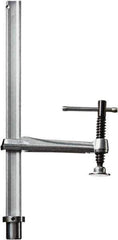 Bessey - 1100 Lb Holding Capacity, 12" Max Opening Capacity, 1100 Lb Clamping Pressure, Manual Hold Down Clamp - 6-7/8" Arm Length, 7" Clamp Length, 1-37/64" Clamp Width, 15-3/4" Clamp Height, 28mm Stud Mount, Steel - Exact Industrial Supply