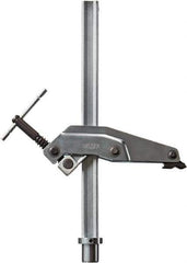 Bessey - 1100 Lb Holding Capacity, 12" Max Opening Capacity, 1100 Lb Clamping Pressure, Manual Hold Down Clamp - 6-7/8" Arm Length, 11-7/16" Clamp Length, 1-3/4" Clamp Width, 15-3/4" Clamp Height, 28mm Stud Mount, Steel - Exact Industrial Supply