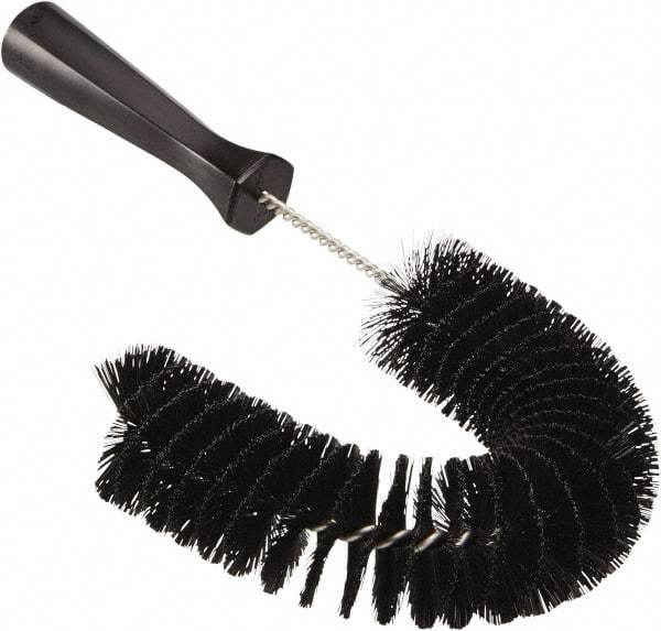 Vikan - 2-1/4" Diam Polyester Hook Brush - 15-1/2" OAL, 6-1/2" Head Length, Polypropylene Handle - Exact Industrial Supply