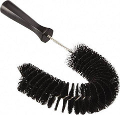 Vikan - 2-1/4" Diam Polyester Hook Brush - 15-1/2" OAL, 6-1/2" Head Length, Polypropylene Handle - Exact Industrial Supply