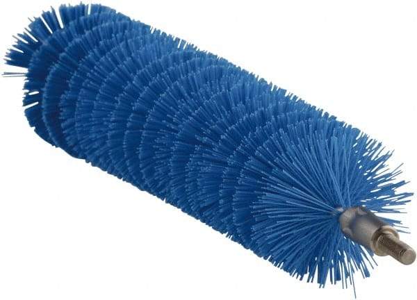 Vikan - 1.6" Diam Polyester Tube Brush - 8" OAL, Stainless Steel Handle - Exact Industrial Supply