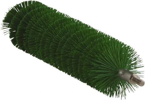 Vikan - 1.6" Diam Polyester Tube Brush - 8" OAL, Stainless Steel Handle - Exact Industrial Supply