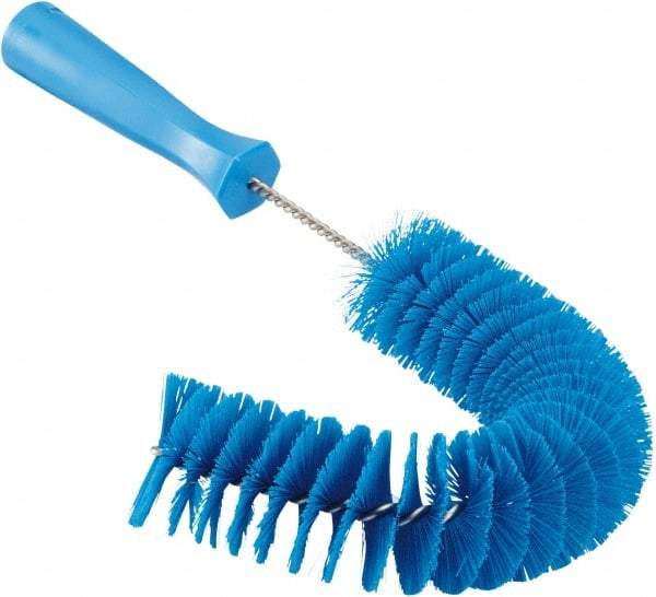 Vikan - 2-1/4" Diam Polyester Hook Brush - 15-1/2" OAL, 6-1/2" Head Length, Polypropylene Handle - Exact Industrial Supply