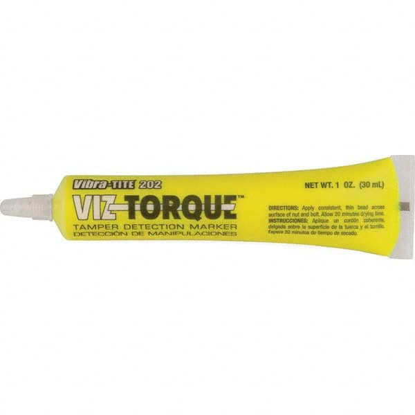 Vibra-Tite - Markers & Paintsticks Type: Visual Vibratory Indicator Color: Yellow - Exact Industrial Supply