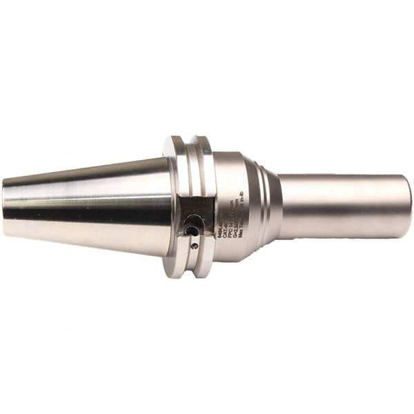 Emuge - CAT40 Taper Shank, 9/16" Hole Diam x 30mm Nose Diam Milling Chuck - 112mm Projection, Through-Spindle Coolant, Balanced to 20,000 RPM - Exact Industrial Supply