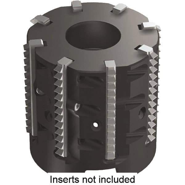 Kennametal - 1.93" Cut Diam, 1.38" Max Depth of Cut, 3/4" Arbor Hole Diam, Indexable Thread Mill - Insert Style TM25, 25mm Insert Size, 7 Inserts, Toolholder Style TMS25, 1.38" OAL - Exact Industrial Supply