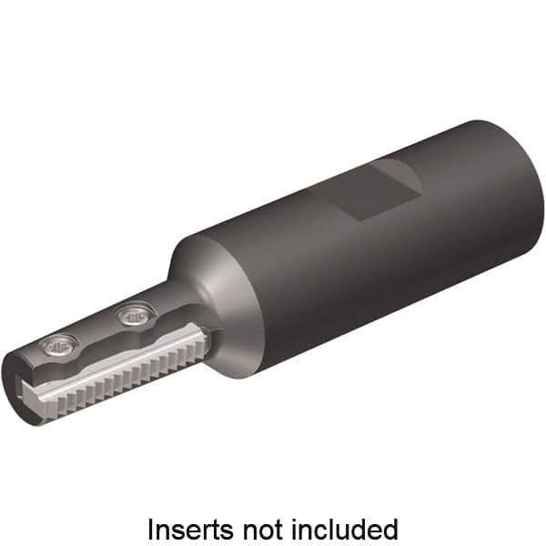 Kennametal - 0.45" Cut Diam, 1.02" Max Depth of Cut, 3/4" Shank Diam, Indexable Thread Mill - Insert Style TMT24, 24mm Insert Size, 1 Insert, Toolholder Style TMT24, 3.23" OAL - Exact Industrial Supply