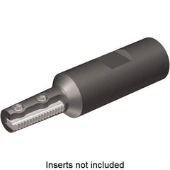Kennametal - 0.45" Cut Diam, 1.02" Max Depth of Cut, 3/4" Shank Diam, Indexable Thread Mill - Insert Style TMT24, 24mm Insert Size, 1 Insert, Toolholder Style TMT24, 3.23" OAL - Exact Industrial Supply