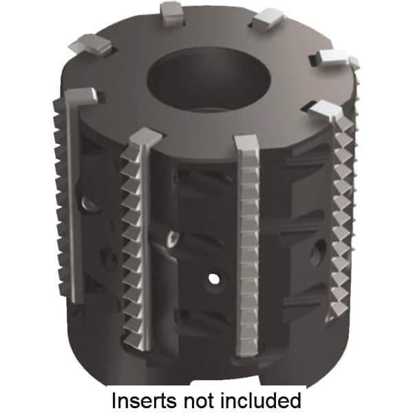 Kennametal - 45mm Cut Diam, 48mm Max Hole Depth, 22mm Arbor Hole Diam, Indexable Thread Mill - Insert Style TMT40, 40mm Insert Size, 6 Inserts, Toolholder Style TMST40, 48mm OAL - Exact Industrial Supply