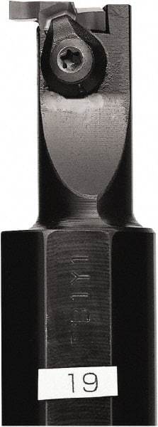 Kyocera - GIV, Internal, Right Hand, 3.2mm Max Depth of Cut, 0.031 to 0.122" Groove Width, Indexable Grooving Tool Holder - GV.. 020B Insert Compatibility, 23mm Shank Width, 180mm OAL - Exact Industrial Supply