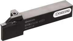 Kyocera - KGD, External, Left Hand, 17mm Max Depth of Cut, 2 to 3mm Groove Width, Indexable Grooving Tool Holder - Multiple Insert Compatibility, 25mm Shank Height, 25mm Shank Width, 150mm OAL - Exact Industrial Supply