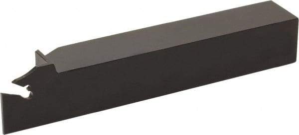 Kyocera - KTKHR, Right Hand Cut, 1.3" Max Depth of Cut, 2.6" Max Workpc Diam, TKN 4, TKR/L 4 Insert, Indexable Cutoff Toolholder - 6" OAL, 1" Shank Height, 4.64" Shank Length - Exact Industrial Supply