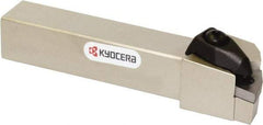 Kyocera - DWLN, Left Hand Cut, 95° Lead Angle, 3/4" Shank Height x 3/4" Shank Width, Negative Rake Indexable Turning Toolholder - 4-1/2" OAL, WN.. 33.. Insert Compatibility, Series DWLN - Exact Industrial Supply