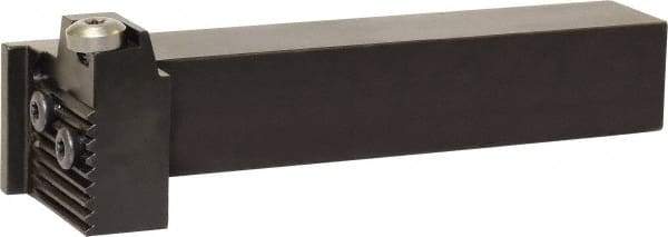 Kyocera - KGDS, External, Right Hand, 10mm Max Depth of Cut, 3mm Max Groove Width, Indexable Grooving Tool Holder - Multiple Insert Compatibility, 25mm Shank Height, 25mm Shank Width, 150mm OAL - Exact Industrial Supply