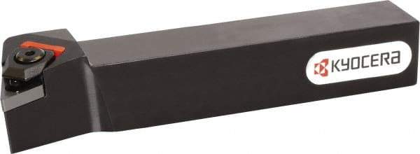 Kyocera - WTKN, Right Hand Cut, 75° Lead Angle, 25mm Shank Height x 25mm Shank Width, Negative Rake Indexable Turning Toolholder - 150mm OAL, TN.. 33.. Insert Compatibility, Series WTKN - Exact Industrial Supply