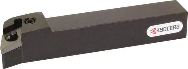 Kyocera - PDHN, Left Hand Cut, 107.50° Lead Angle, 25mm Shank Height x 25mm Shank Width, Negative Rake Indexable Turning Toolholder - 150mm OAL, DN.. 43.. Insert Compatibility, Series PDHN - Exact Industrial Supply