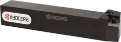 Kyocera - PSBN, Left Hand Cut, 75° Lead Angle, 25mm Shank Height x 25mm Shank Width, Negative Rake Indexable Turning Toolholder - 150mm OAL, SN.. 43.. Insert Compatibility, Series PSBN - Exact Industrial Supply
