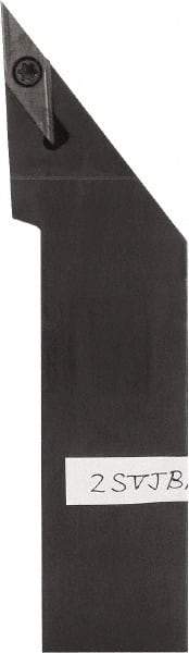 Kyocera - SVJB, Right Hand Cut, 93° Lead Angle, 20mm Shank Height x 20mm Shank Width, Neutral Rake Indexable Turning Toolholder - 125mm OAL, VB.. 33.., VC.. 33.. Insert Compatibility, Series SVJB - Exact Industrial Supply