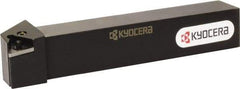Kyocera - PTGN, Right Hand Cut, 90° Lead Angle, 25mm Shank Height x 25mm Shank Width, Negative Rake Indexable Turning Toolholder - 150mm OAL, TN.. 33.. Insert Compatibility, Series PTGN - Exact Industrial Supply