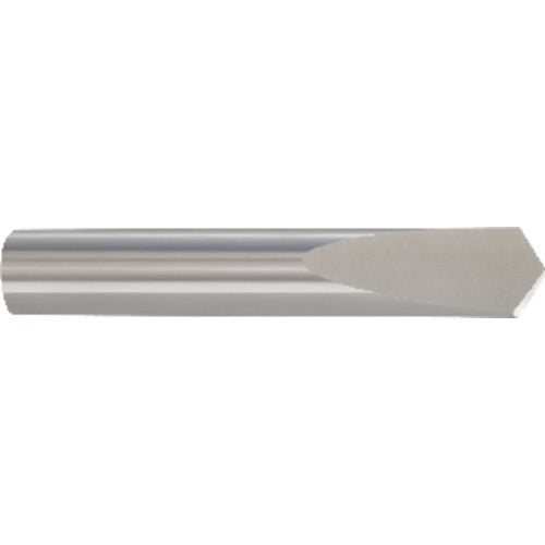3/16″ Dia. × 3/16″ Shank × 11/16″ Flute Length × 2″ OAL, Spade Drill, 118°, Bright, 1 Flute, External Coolant, Round Solid Carbide Drill Series/List #5377 - Exact Industrial Supply